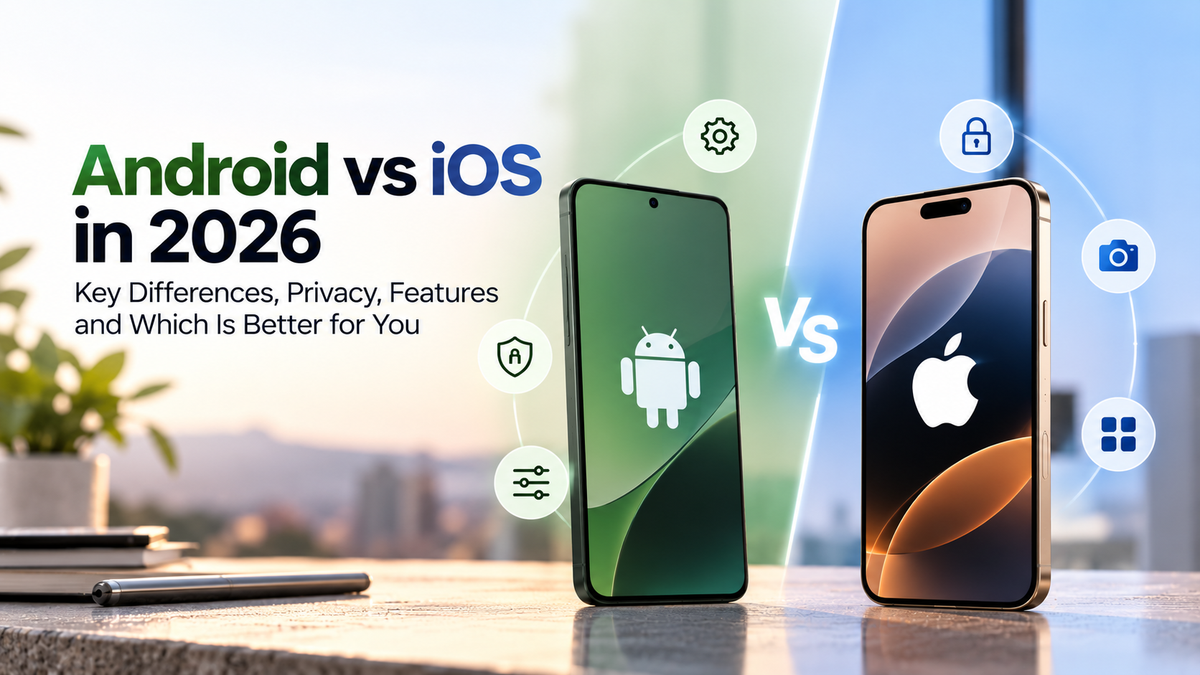Android vs iOS in 2026: Key Differences, Privacy, Features and Which Is Better for You
