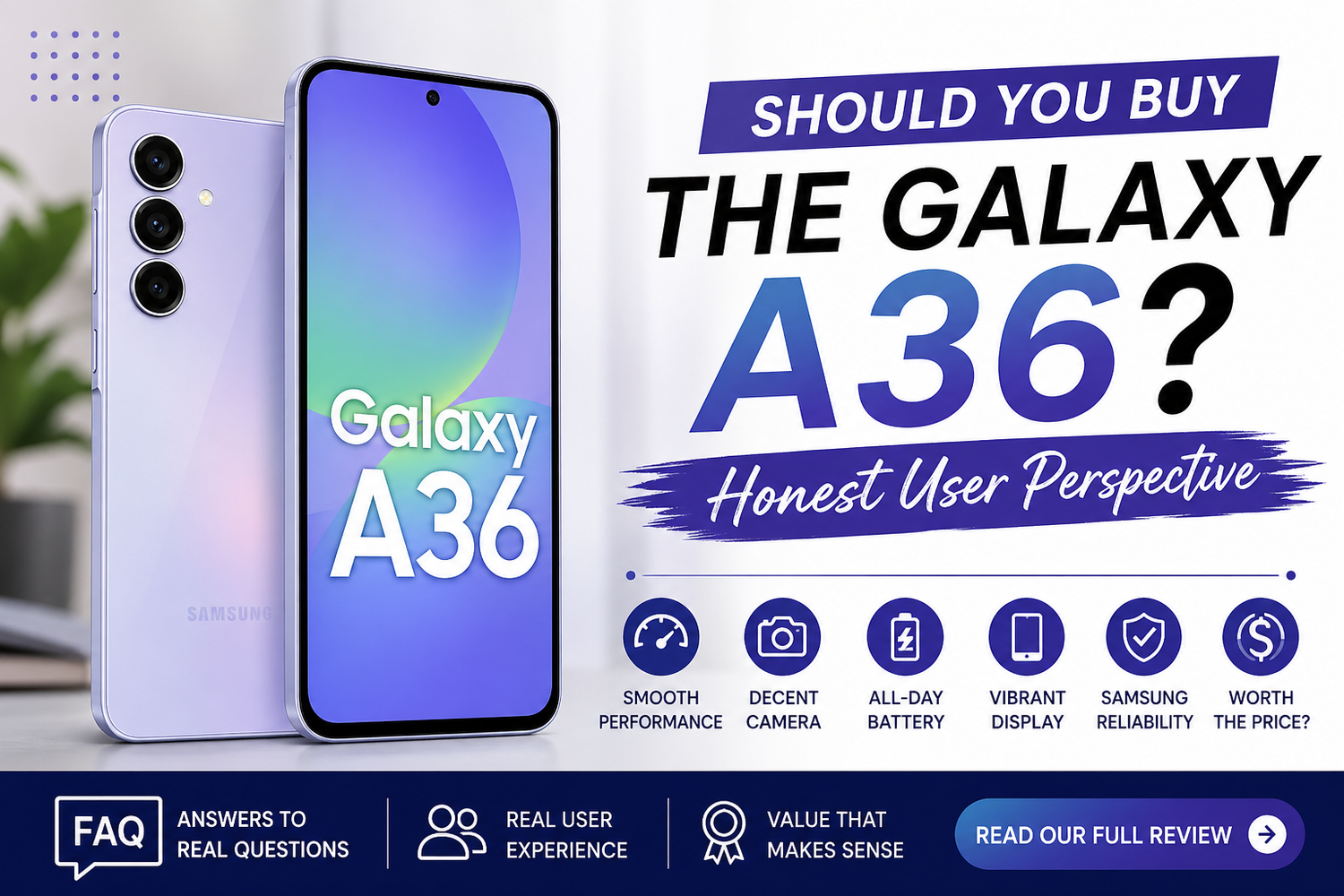 Should You Buy the Galaxy A36? Honest User Perspective