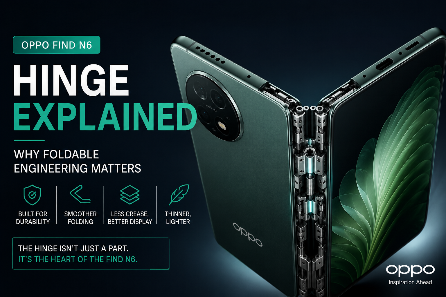 OPPO Find N6 Hinge Explained: Why Foldable Engineering Matters