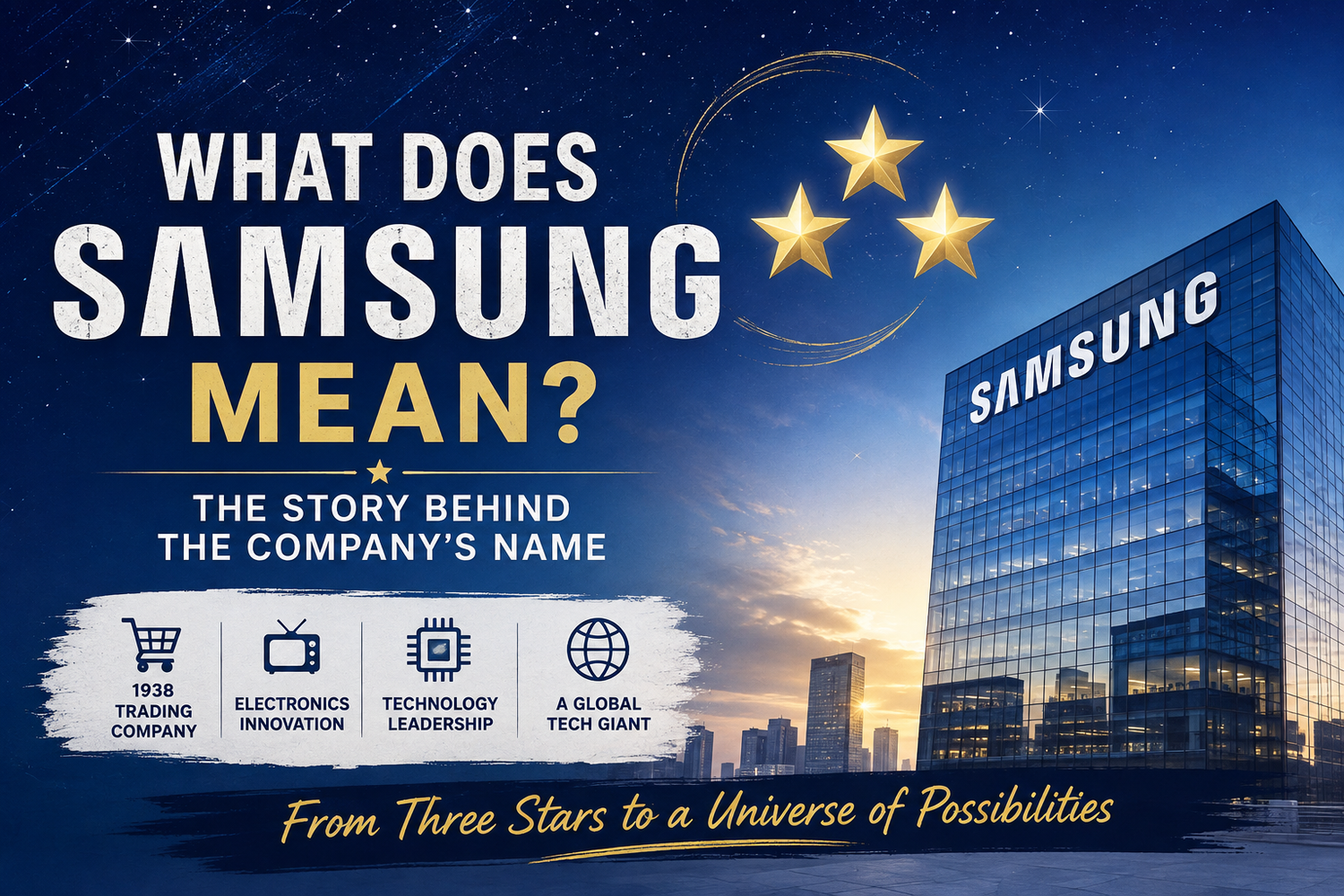 What Does “Samsung” Mean? The Story Behind the Company’s Name