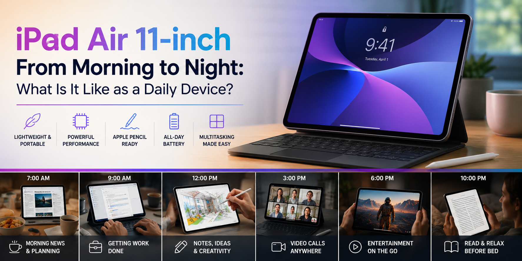 iPad Air 11-inch From Morning to Night: What Is It Like as a Daily Device?