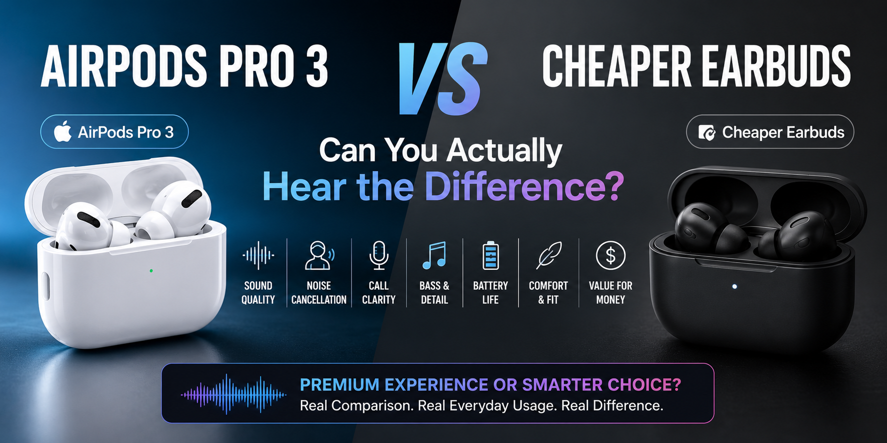 AirPods Pro 3 vs Cheaper Earbuds: Can You Actually Hear the Difference?