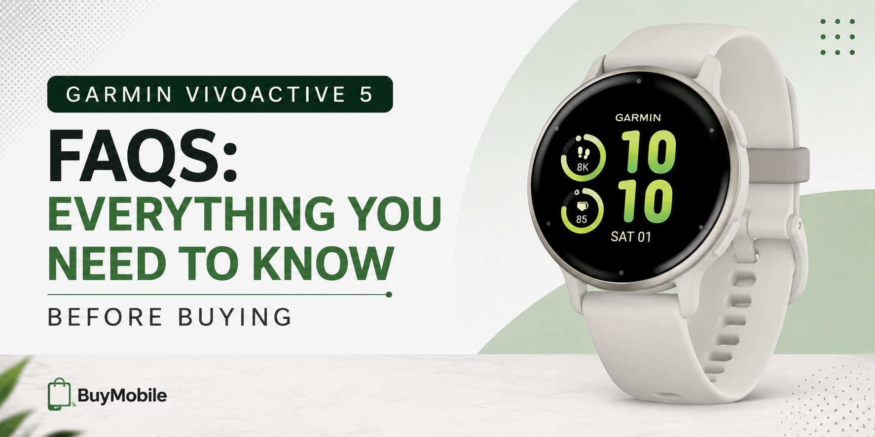 Garmin Vivoactive 5 FAQs: Everything You Need to Know Before Buying