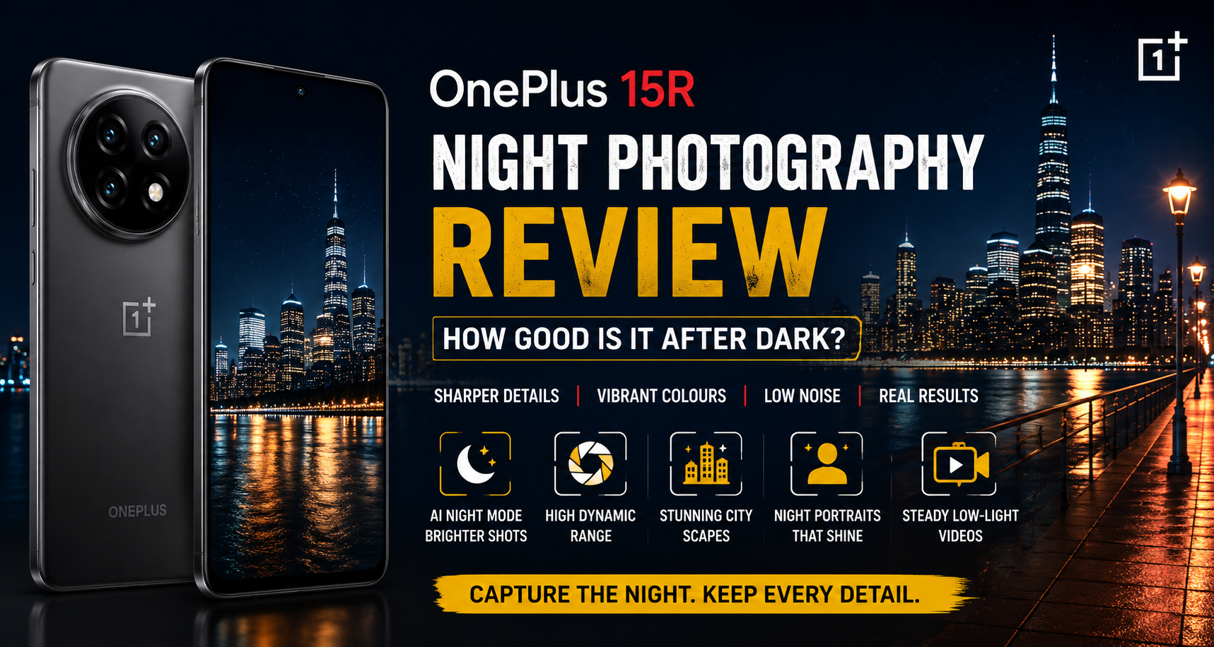 OnePlus 15R Night Photography Review: How Good Is It After Dark?