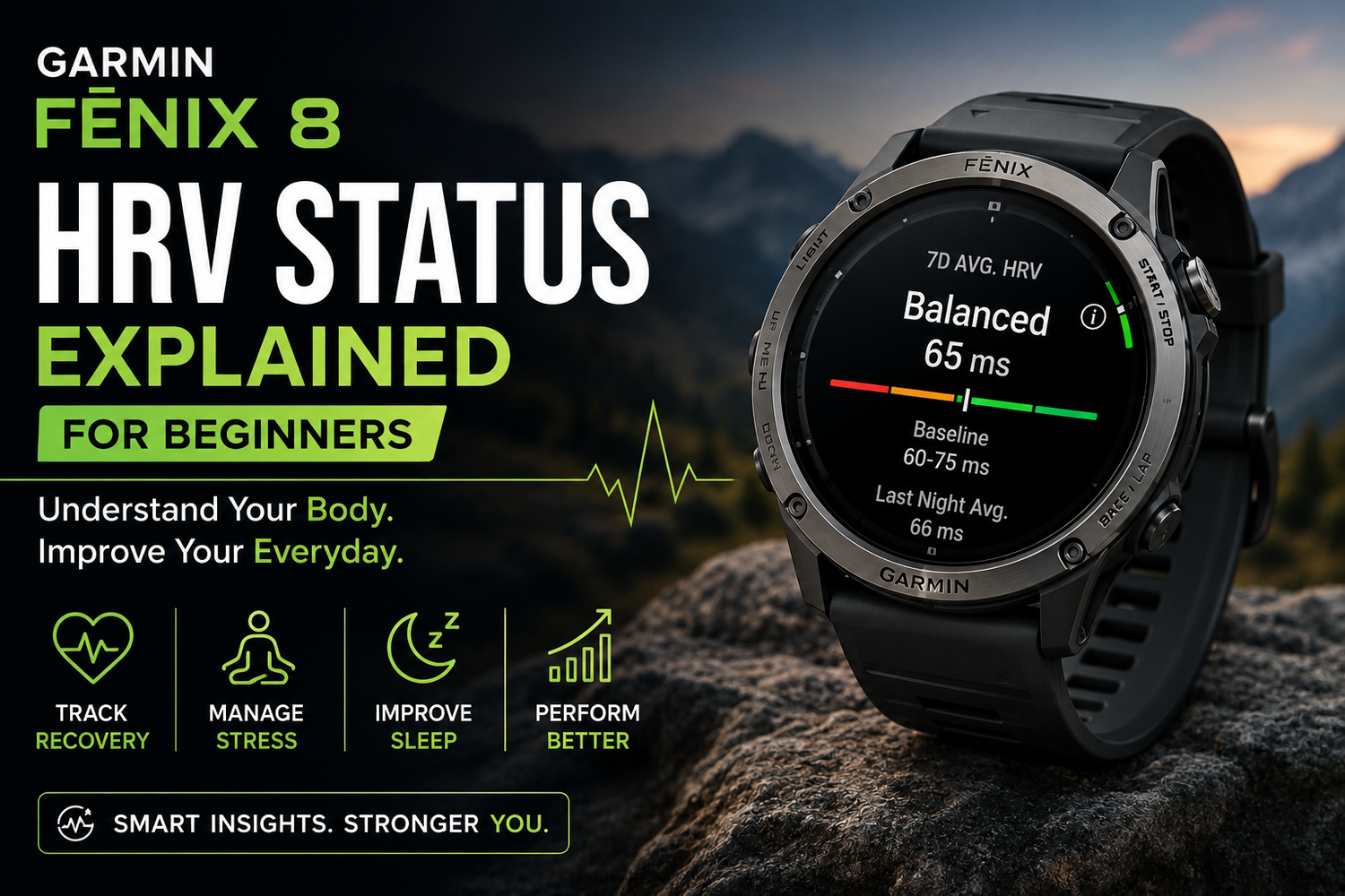 Garmin Fenix 8 HRV Status Explained for Beginners
