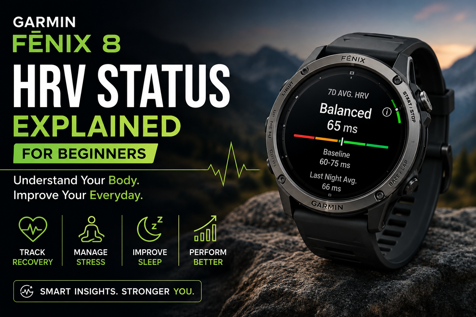 Garmin Fenix 8 HRV Status Explained for Beginners