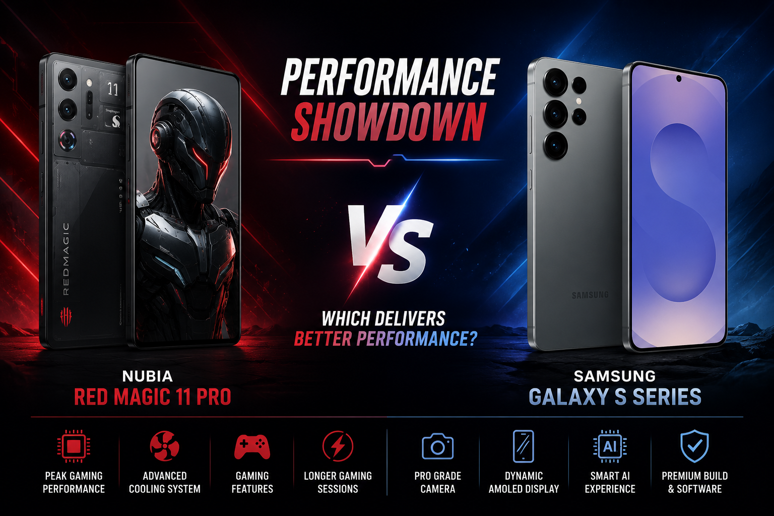 Nubia Red Magic 11 Pro vs Samsung Galaxy S Series: Which Delivers Better Performance?