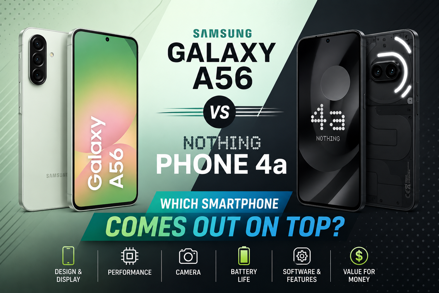 Samsung Galaxy A56 vs Nothing Phone 4a: Which Smartphone Comes Out on Top?