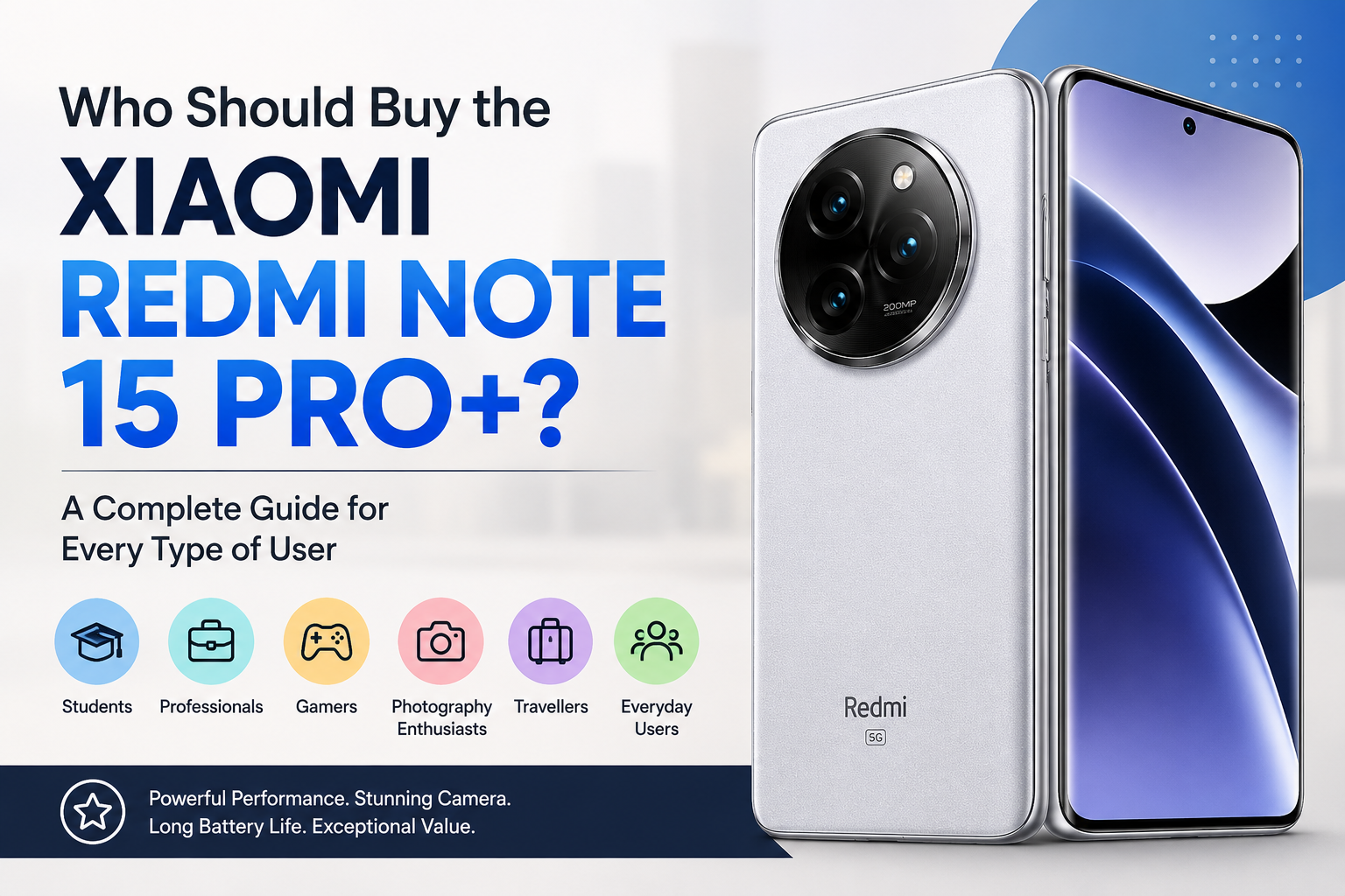 Who Should Buy the Xiaomi Redmi Note 15 Pro+? A Complete Guide for Every Type of User