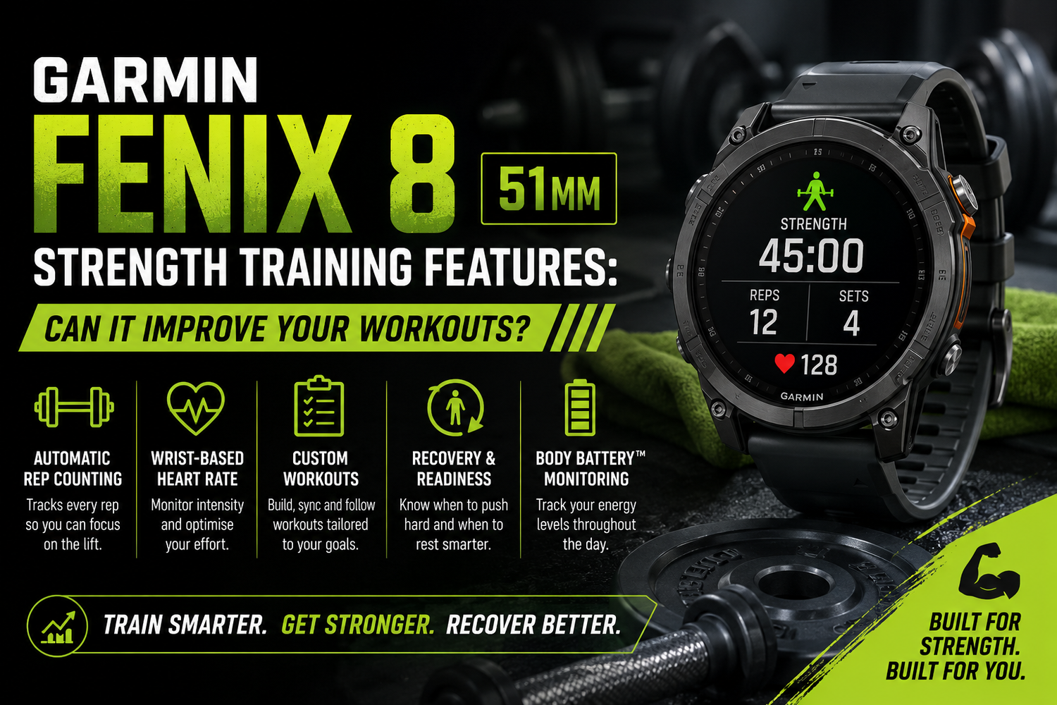 Garmin Fenix 8 51mm Strength Training Features: Can It Improve Your Workouts?