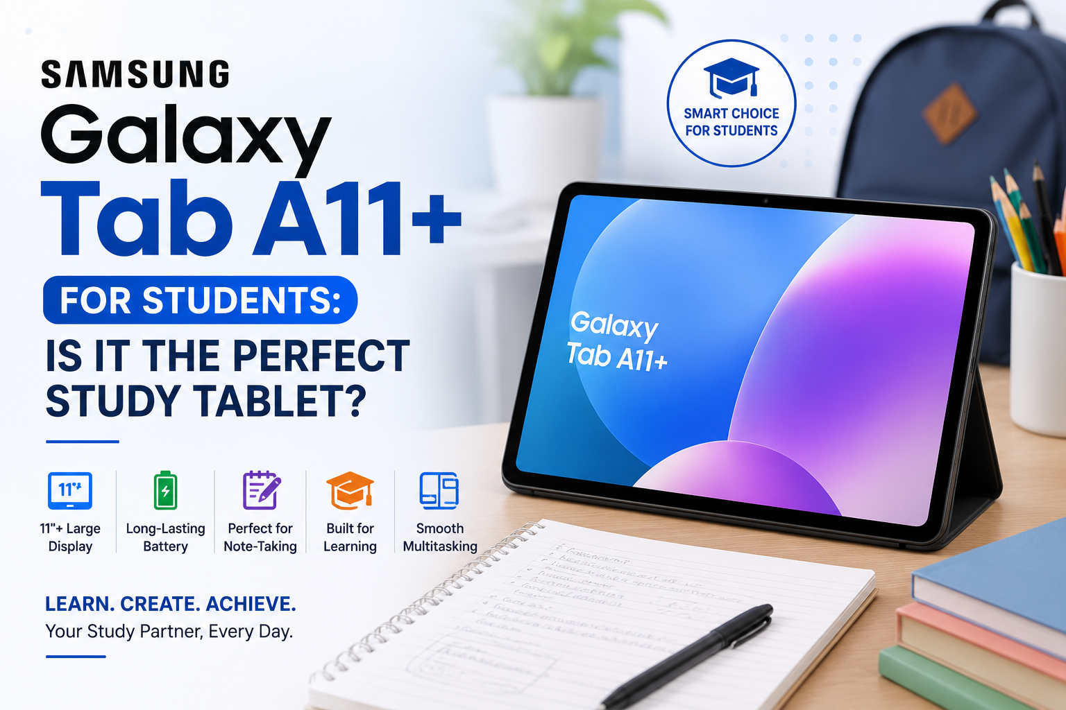 Samsung Galaxy Tab A11+ for Students: Is It the Perfect Study Tablet?
