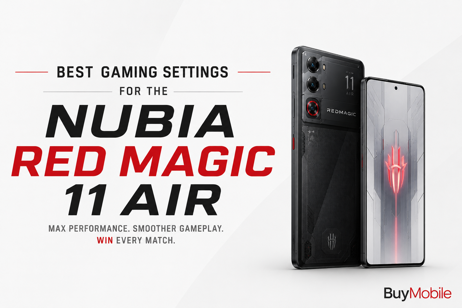 Best Gaming Settings for the Nubia Red Magic 11 Air