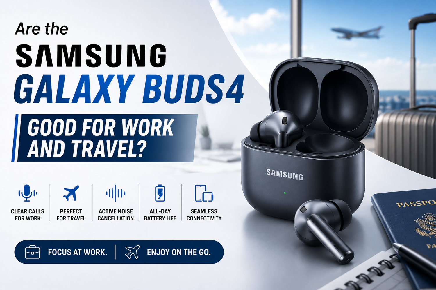 Are the Samsung Galaxy Buds4 Good for Work and Travel?