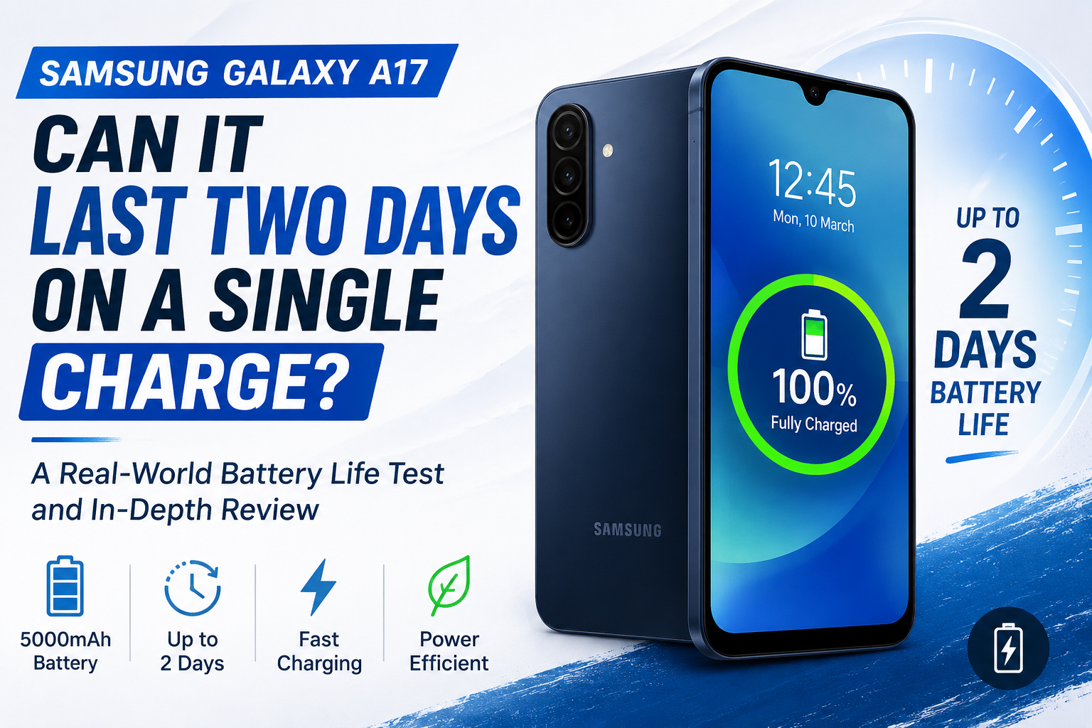 Can the Samsung Galaxy A17 Last Two Days on a Single Charge?