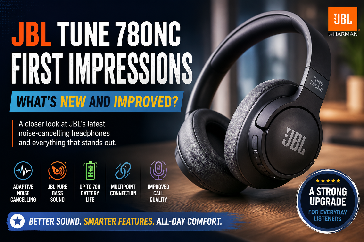 JBL Tune 780NC First Impressions: What's New and Improved?