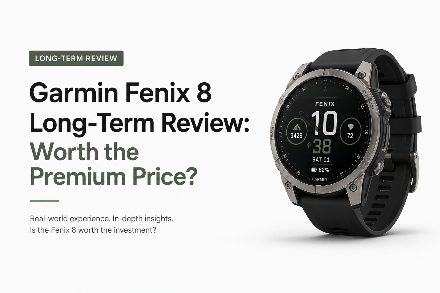 Garmin Fenix 8 Long-Term Review: Worth the Premium Price?