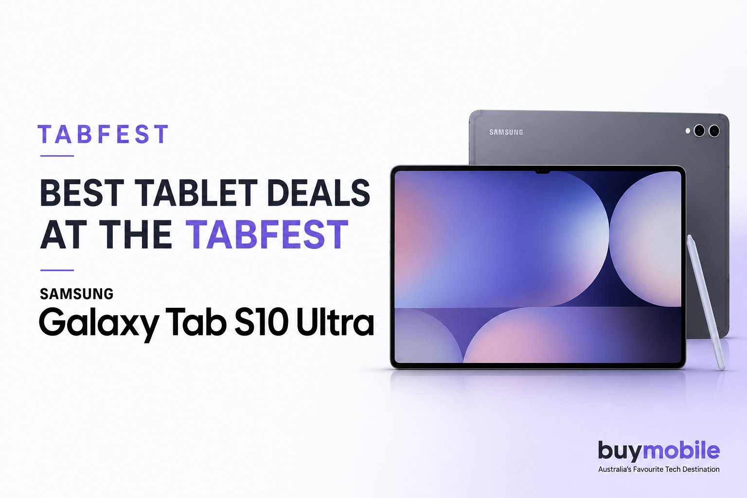 Best Tablet Deals at the BuyMobile TabFest: Samsung Galaxy Tab S10 Ultra