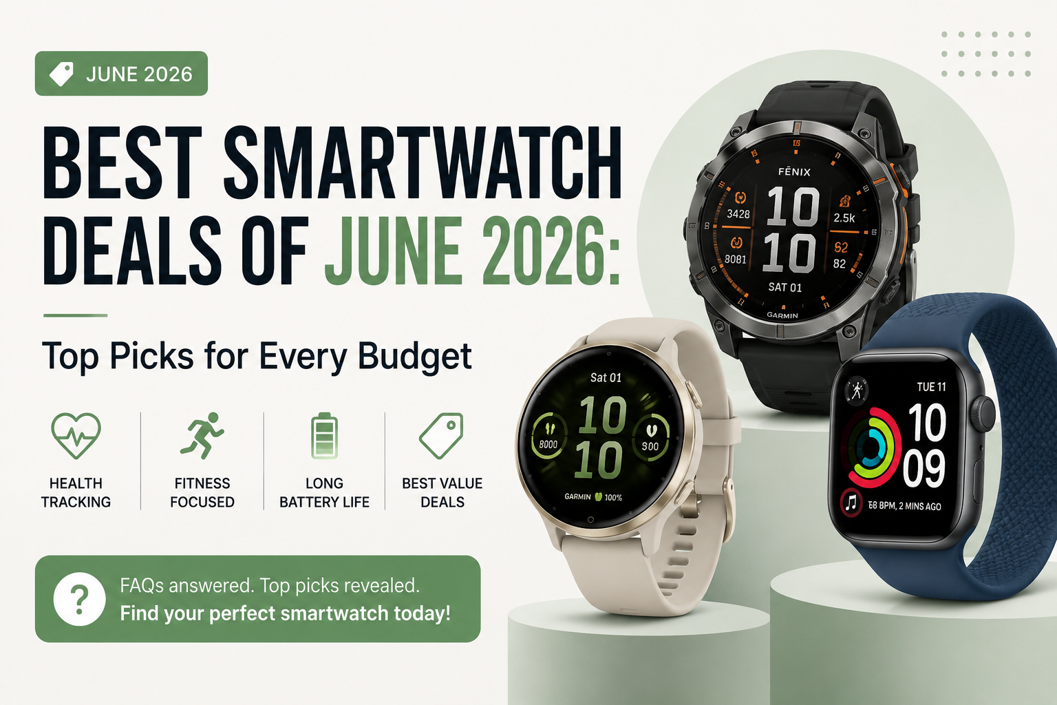 Smartwatch Health Tracking FAQs: Which Smartwatch Deals Are Worth Buying in June 2026?