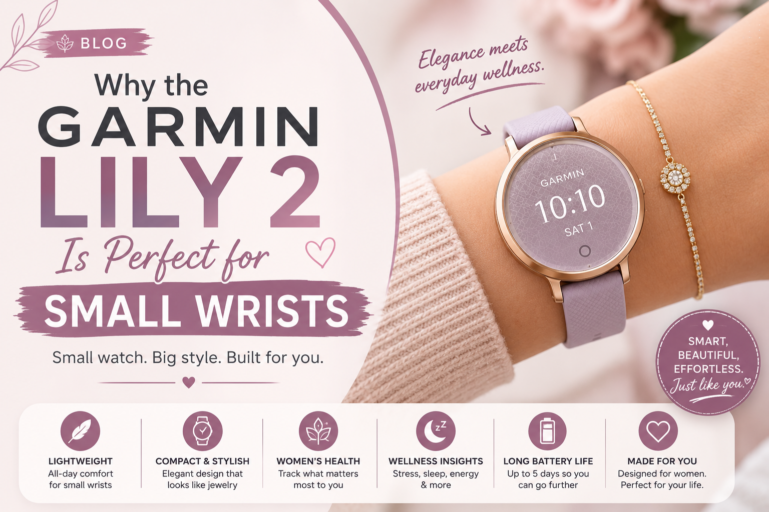 Why the Garmin Lily 2 Is Perfect for Small Wrists