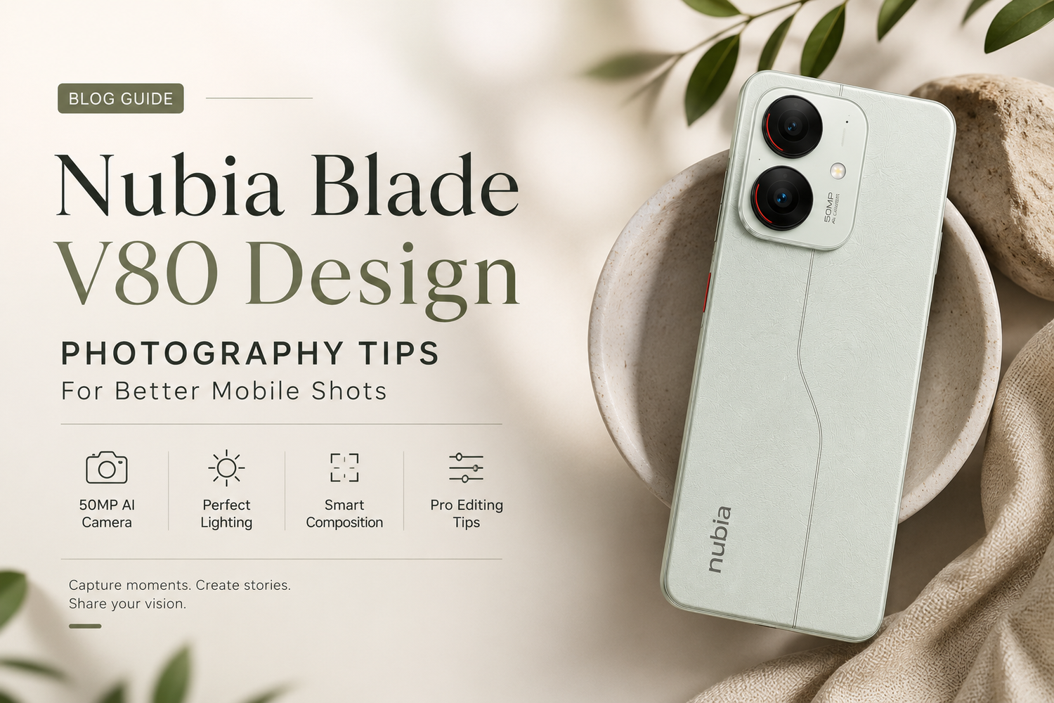 Nubia Blade V80 Design Photography Tips for Better Mobile Shots
