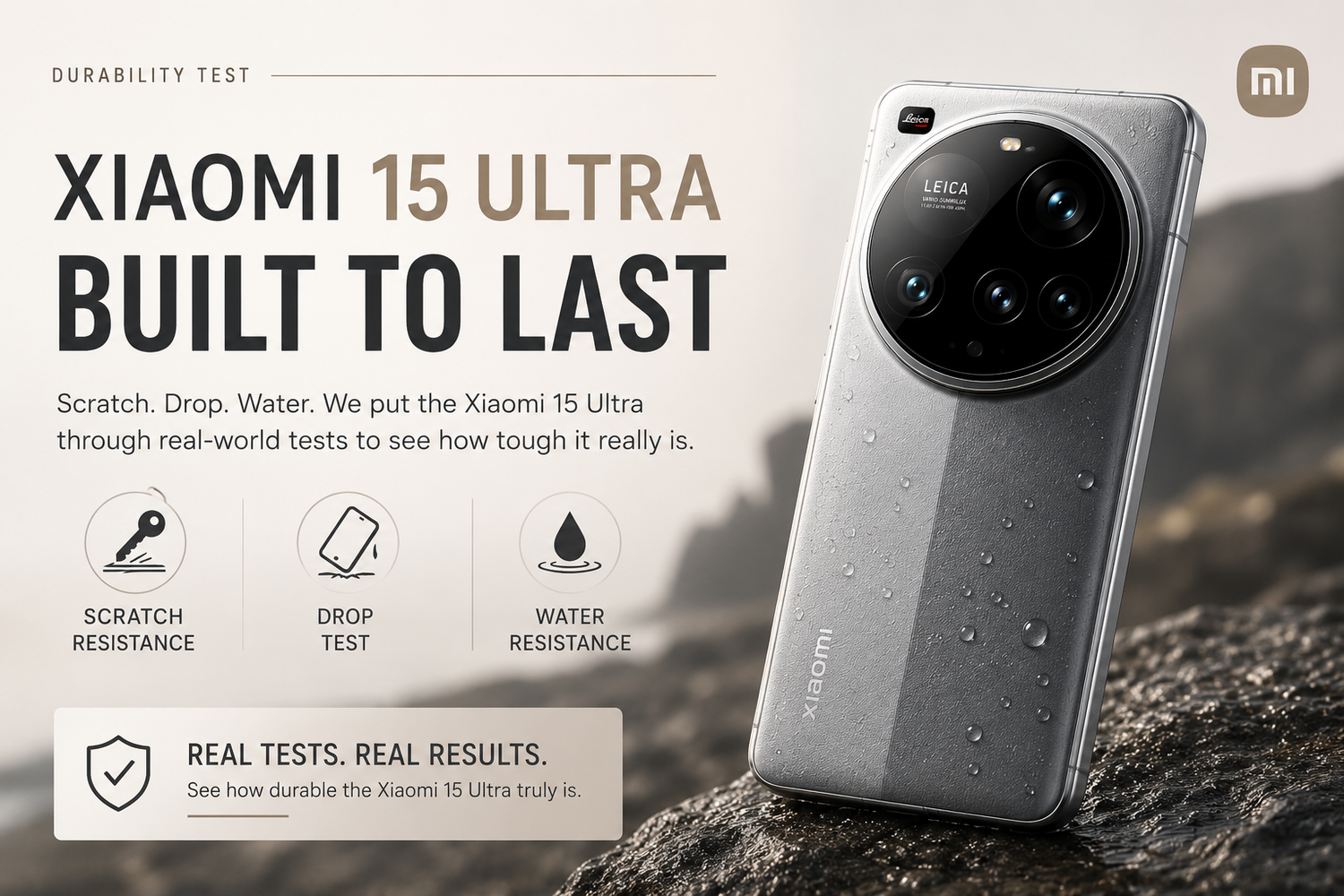 Xiaomi 15 Ultra Durability Test: Scratch, Drop & Water Resistance Explained