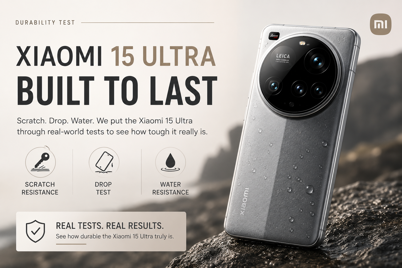 Xiaomi 15 Ultra Durability Test: Scratch, Drop & Water Resistance Explained