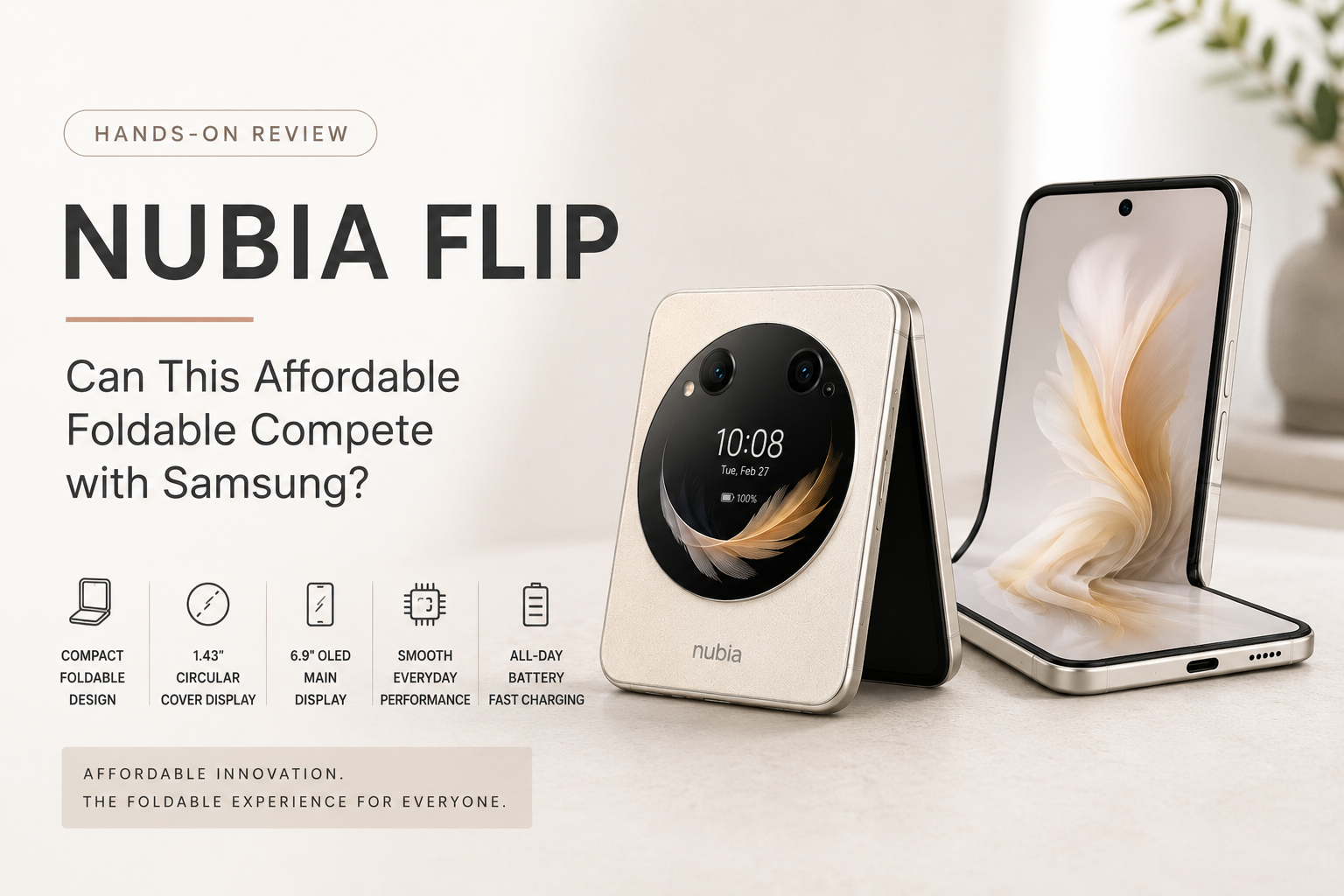 Nubia Flip Hands-On: Can This Affordable Foldable Compete with Samsung?