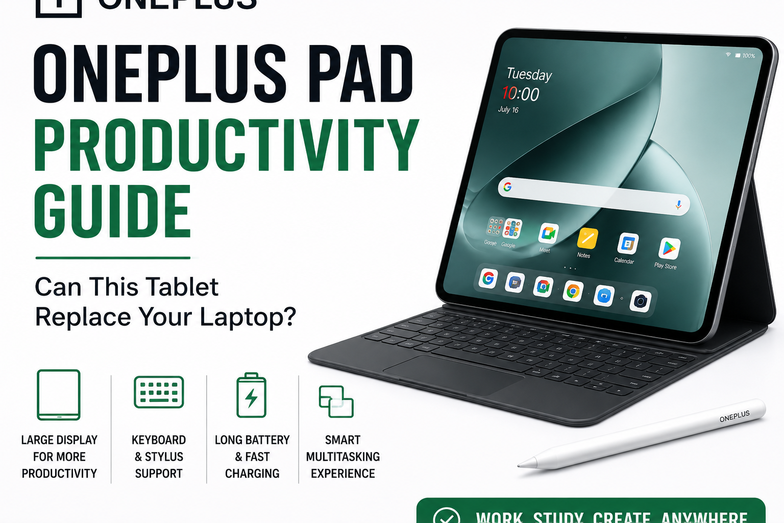 OnePlus Pad Productivity Guide: Can This Tablet Replace Your Laptop?