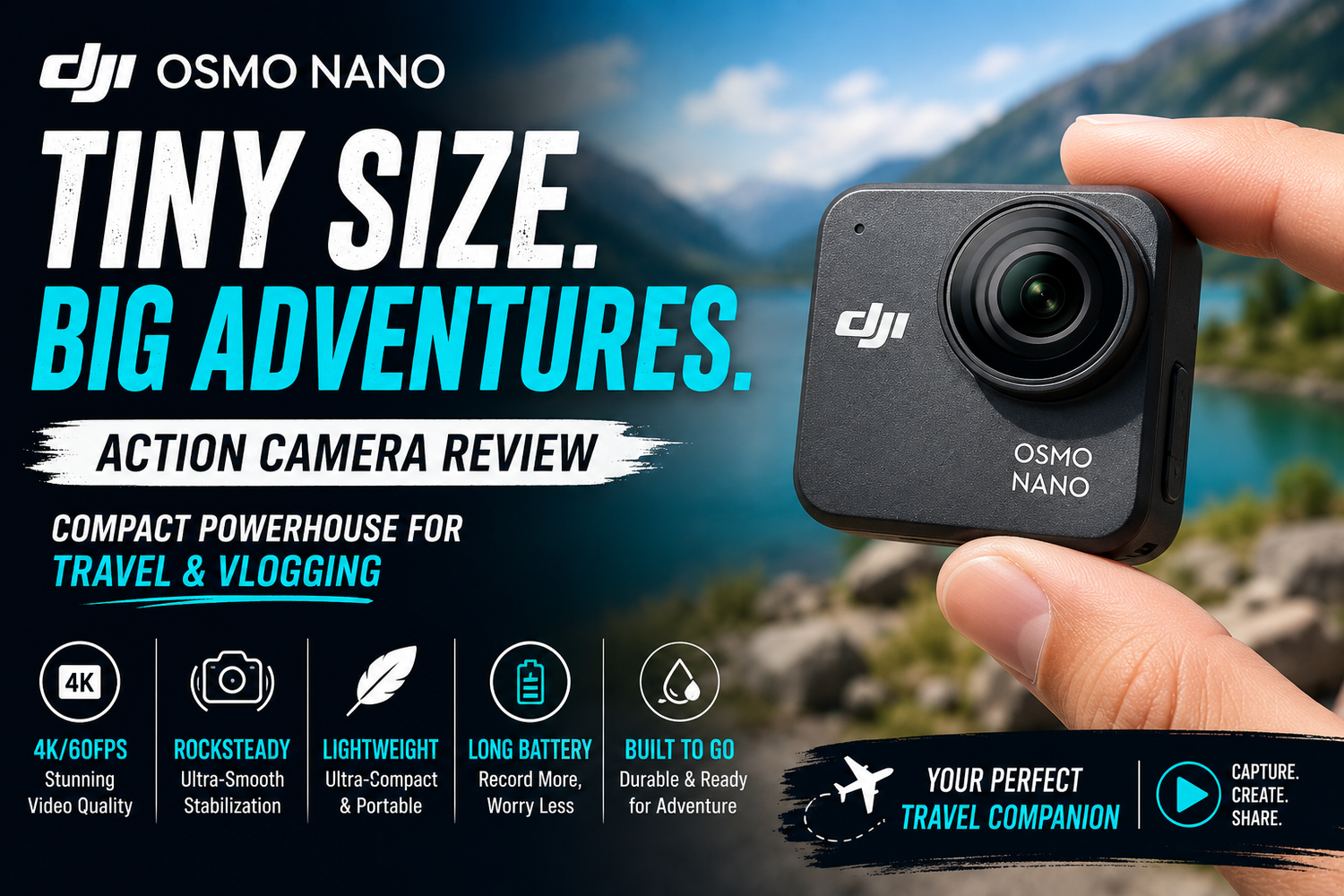 DJI Osmo Nano Action Camera Review: Compact Powerhouse for Travel & Vlogging