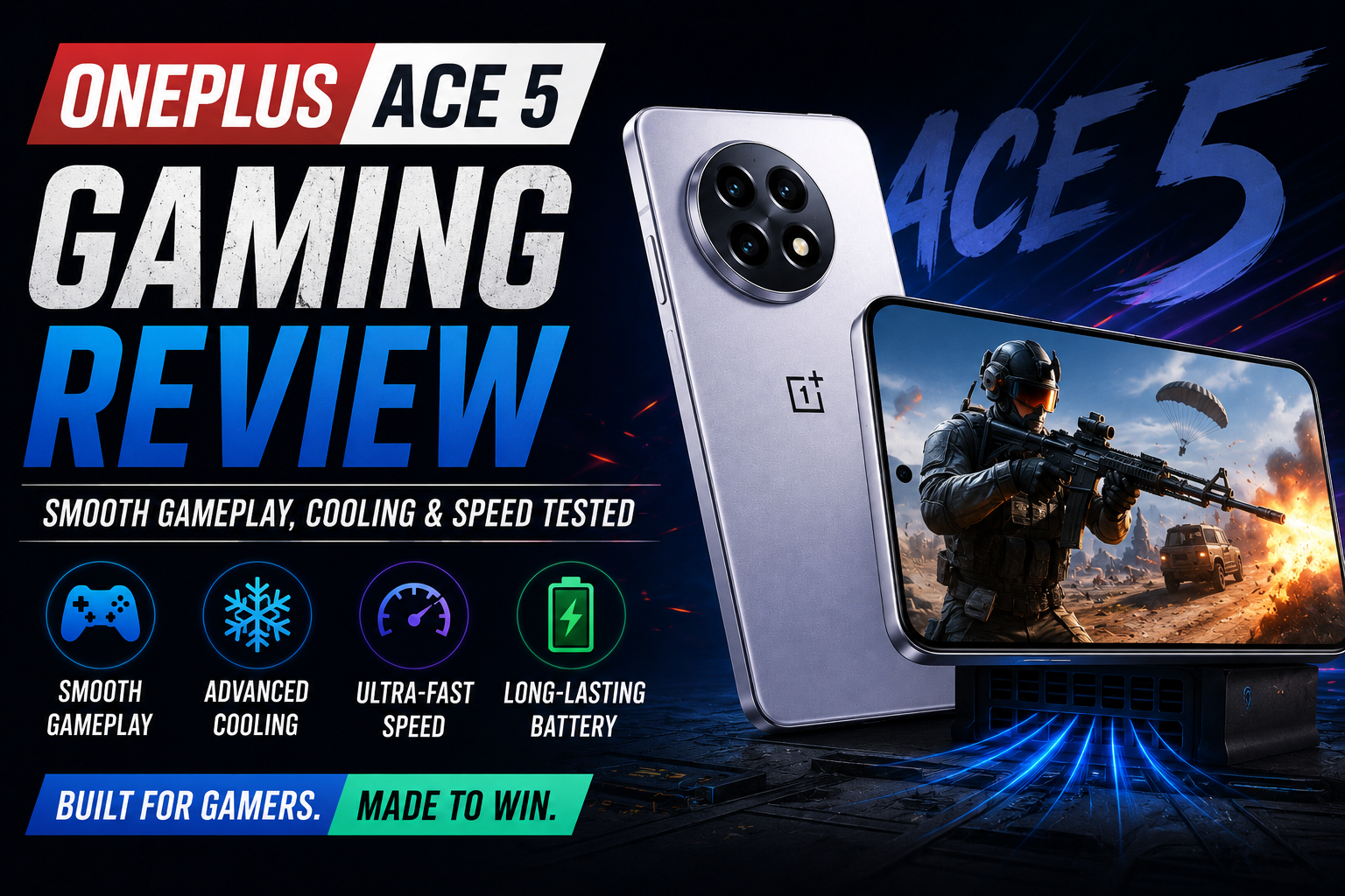 OnePlus Ace 5 Gaming Review: Smooth Gameplay, Cooling & Speed Tested