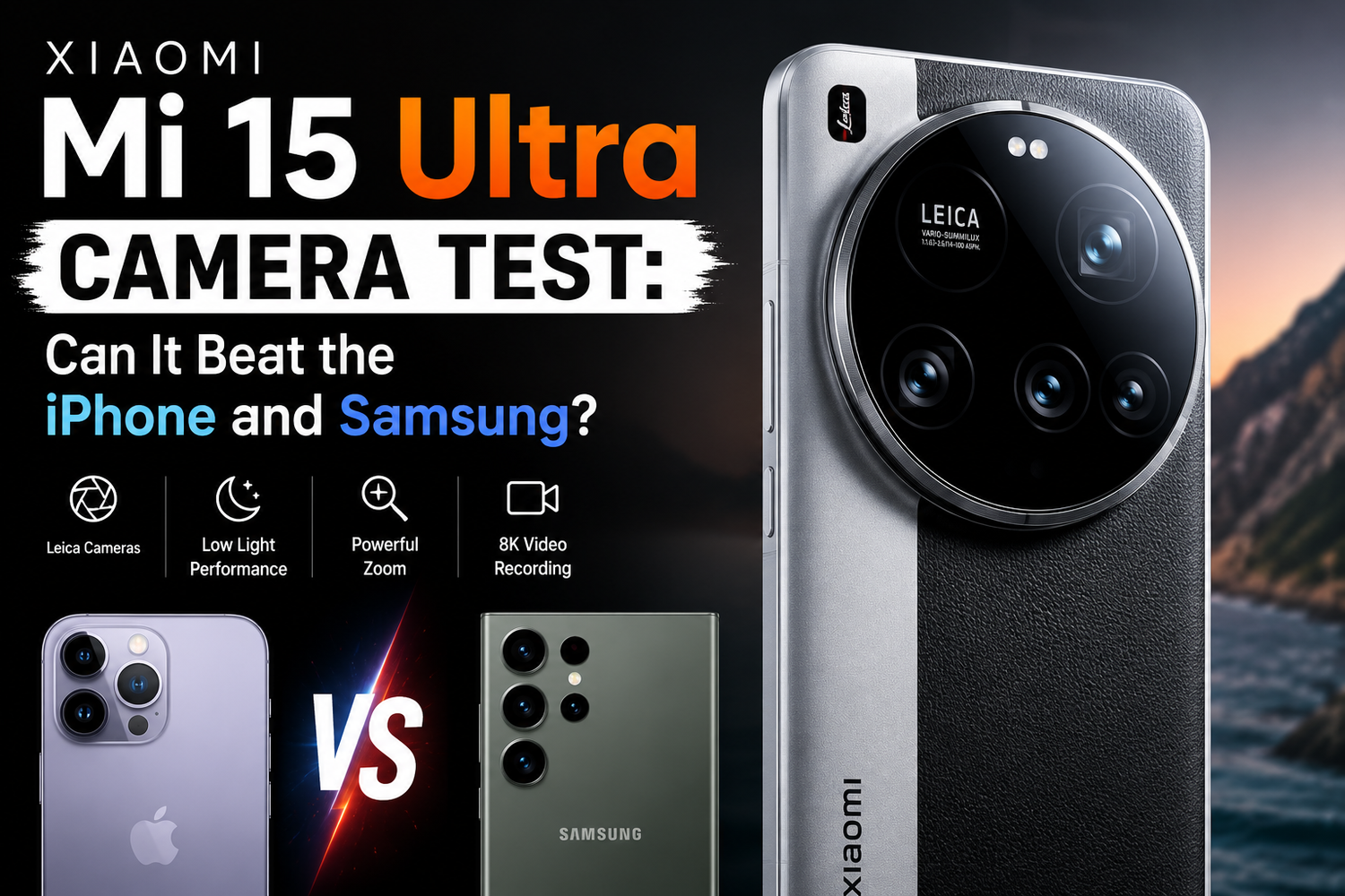 Xiaomi Mi 15 Ultra Camera Test: Can It Beat the iPhone and Samsung?