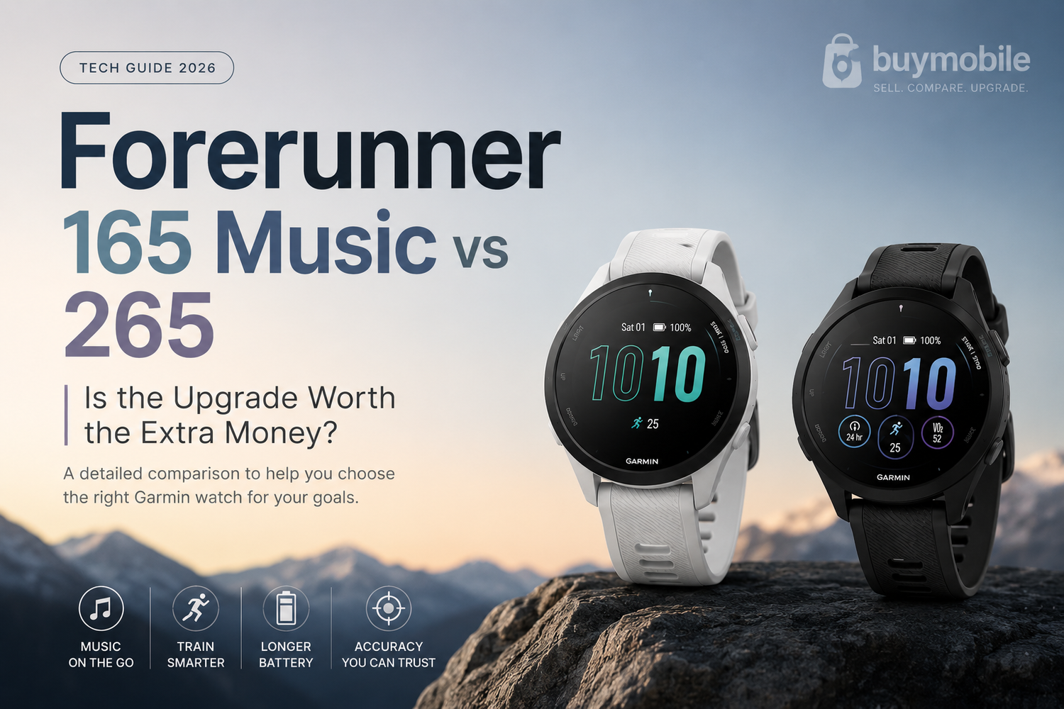 Forerunner 165 Music vs 265 — Is the Upgrade Worth the Extra Money?