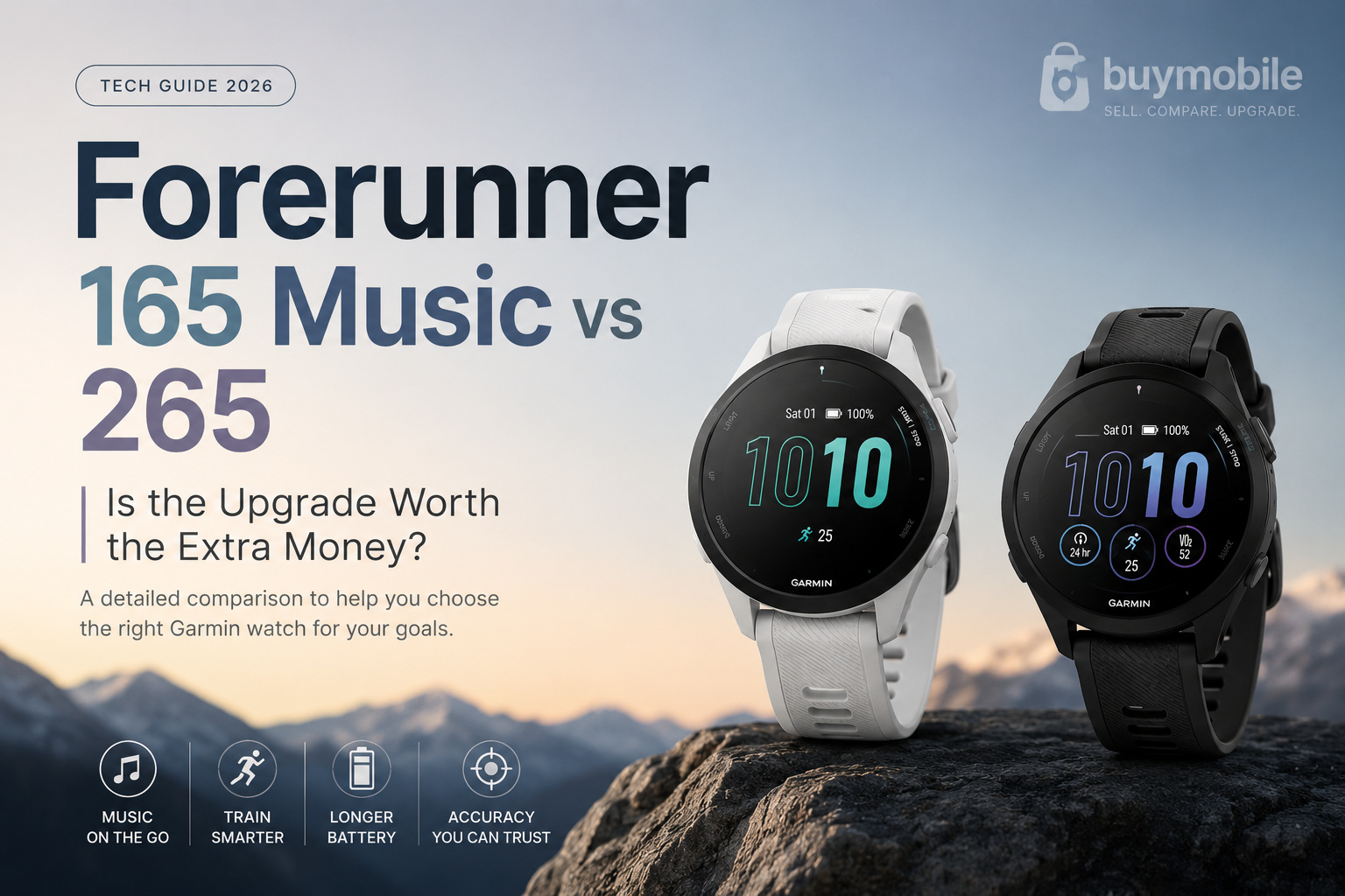 Forerunner 165 Music vs 265 — Is the Upgrade Worth the Extra Money?