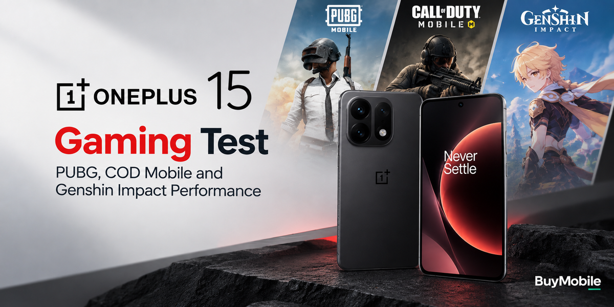 OnePlus 15 Gaming Test: PUBG, COD Mobile and Genshin Impact Performance