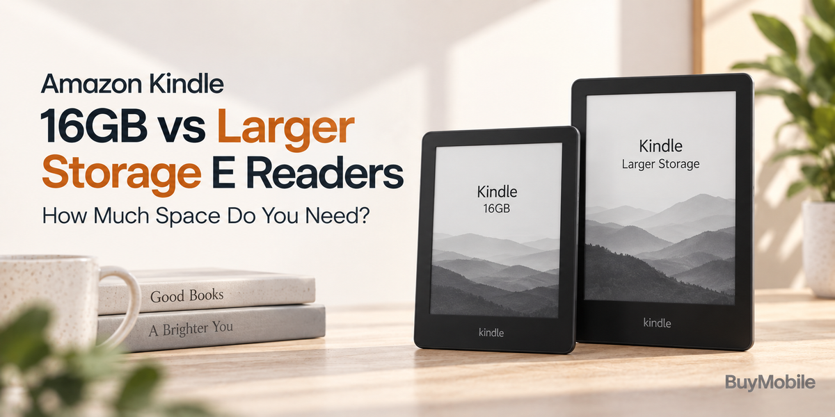 Amazon Kindle 16GB vs Larger Storage E Readers: How Much Space Do You Need?