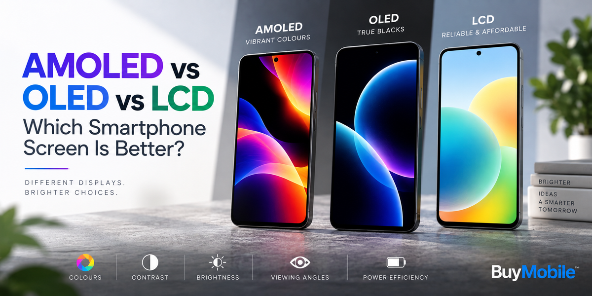 AMOLED vs OLED vs LCD Displays: Which Smartphone Screen Is Better?