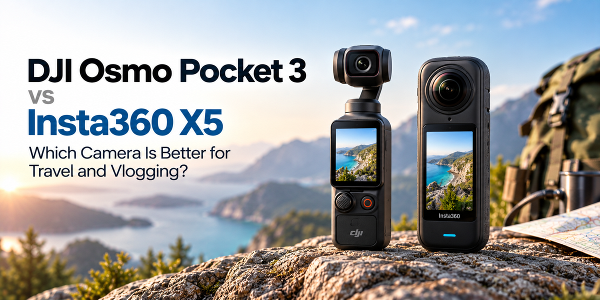 DJI Osmo Pocket 3 vs Insta360 X5: Which Camera Is Better for Travel and Vlogging?