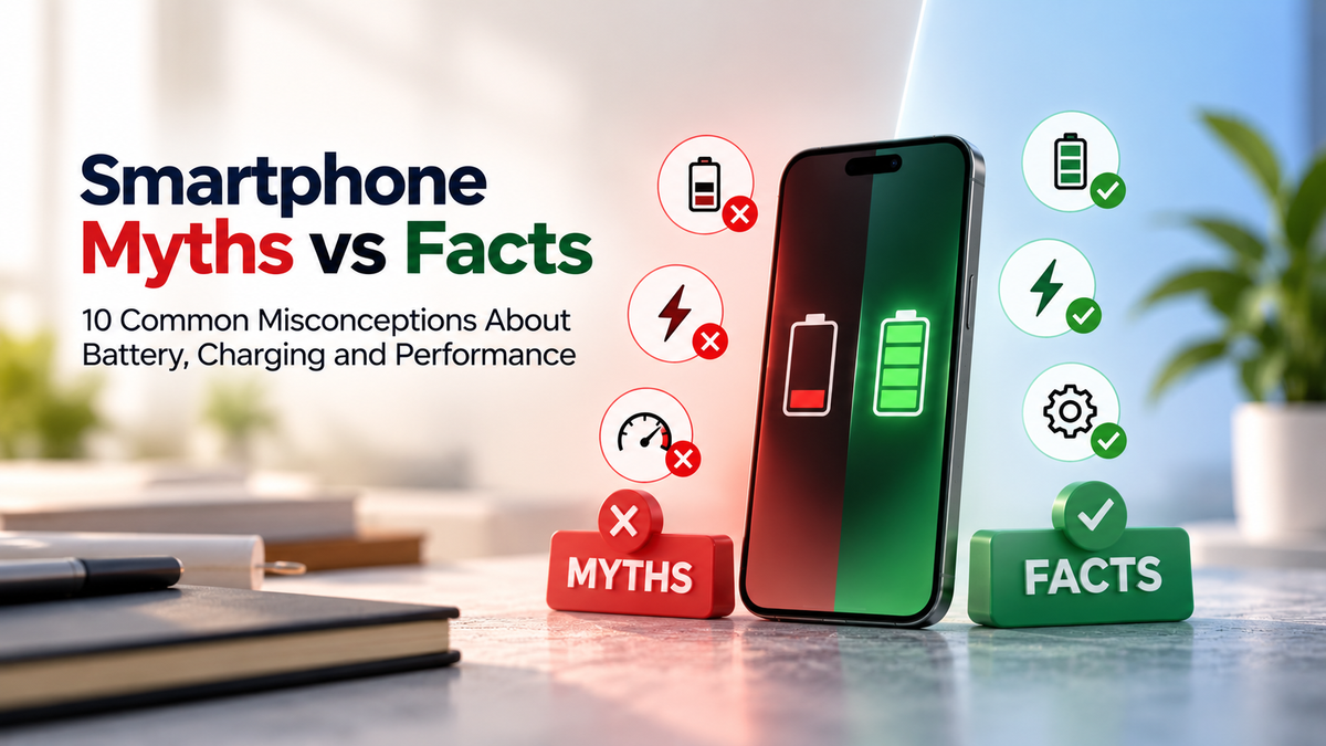 Smartphone Myths vs Facts: 10 Common Misconceptions About Battery, Charging and Performance