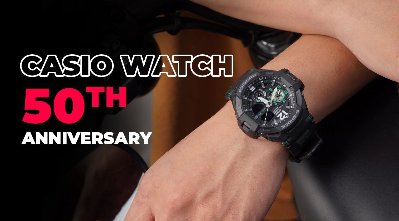CASIO WATCH 50TH ANNIVERSARY