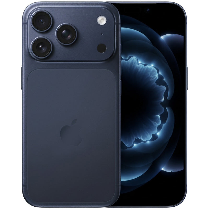 Apple iPhone 17 Pro (A3523 256GB 5G) Deep Blue Front Back