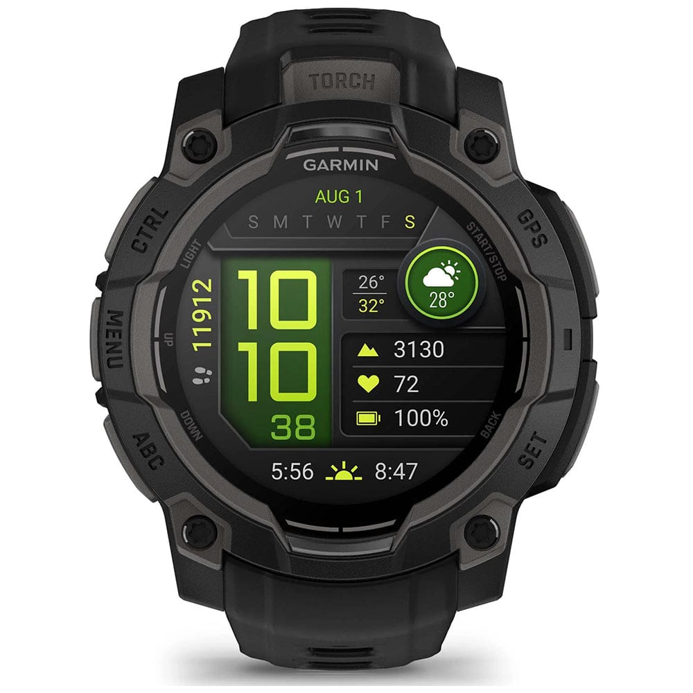 Garmin Smart Watch Garmin Instinct 3 (AMOLED Rugged GPS Smartwatch 50mm) - Black