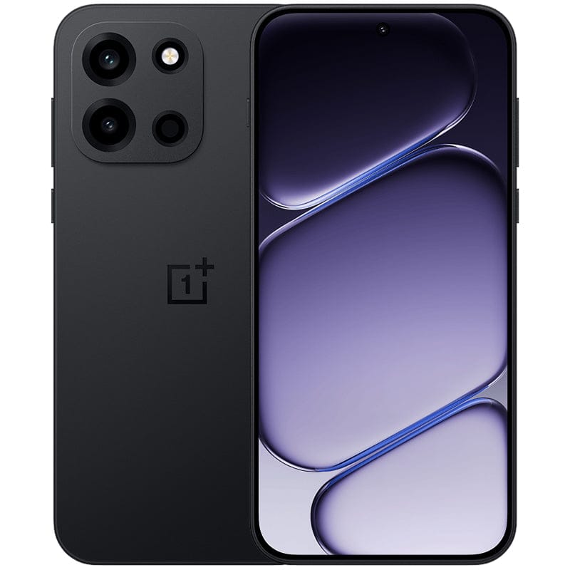 OnePlus Nord 6 smartphone with sleek premium design, edge-to-edge AMOLED display, dual rear camera setup, slim metallic frame, and modern Android interface showcased on a clean background for online product listing.