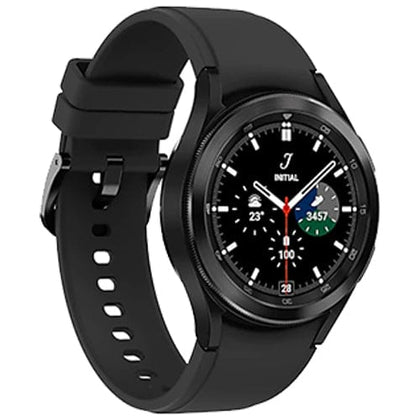 Samsung Smart Watch Black Refurbished Samsung Galaxy Watch4 Classic GPS 46mm Stainless Steel Case (6 Months limited Seller Warranty)