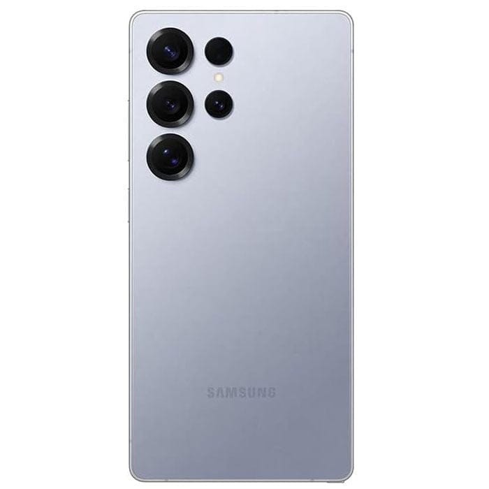 Samsung Galaxy S25 Ultra (S938B) Dual SIM 5G smartphone in Titanium Silverblue featuring 12GB RAM, 256GB storage, a premium titanium frame, advanced AI-powered quad-camera system, expansive Dynamic AMOLED display, and flagship performance for photography, gaming, and productivity.