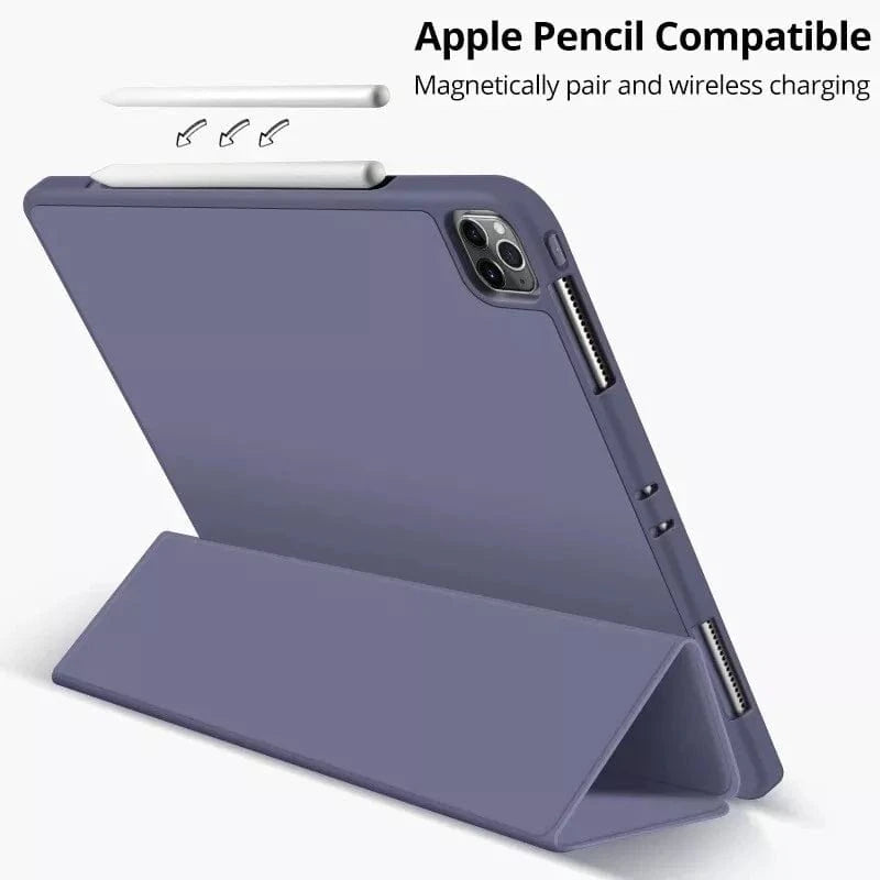 Techieexpert Generic Accessories Shockproof Smart Cover TPU Case For iPad Mini 6th Gen 8.3" Pen Slot - Peach Pink