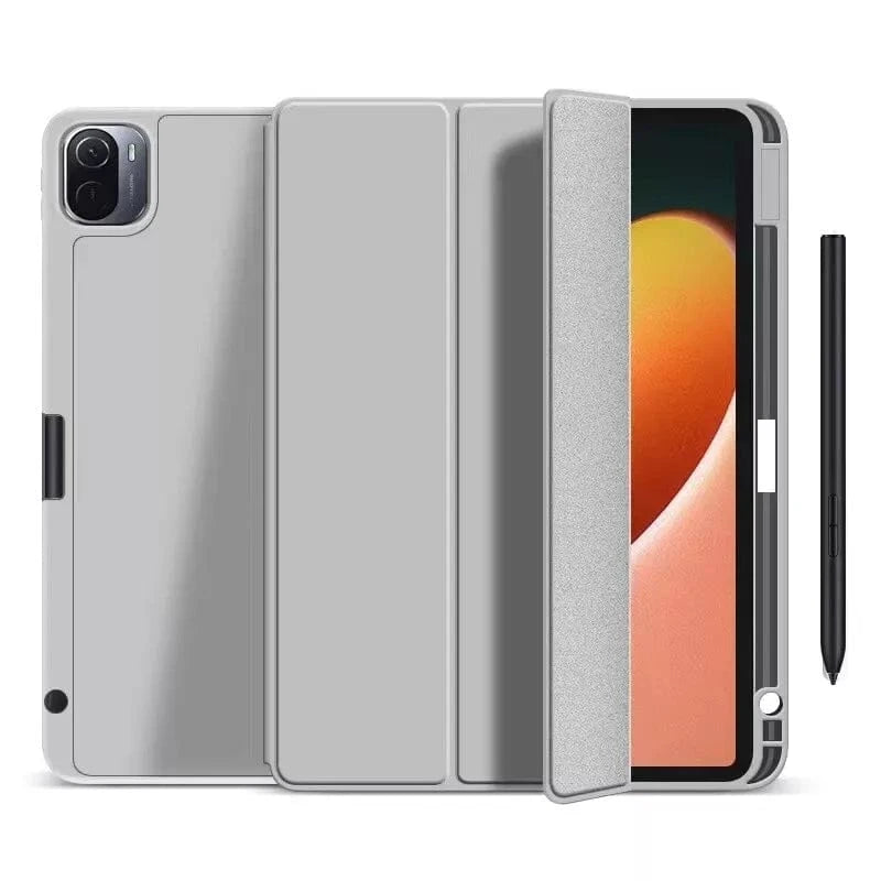 Techieexpert Generic Accessories Shockproof Smart Cover TPU Case For iPad 10th Gen 10.9" 2022 Pen Slot - Grey