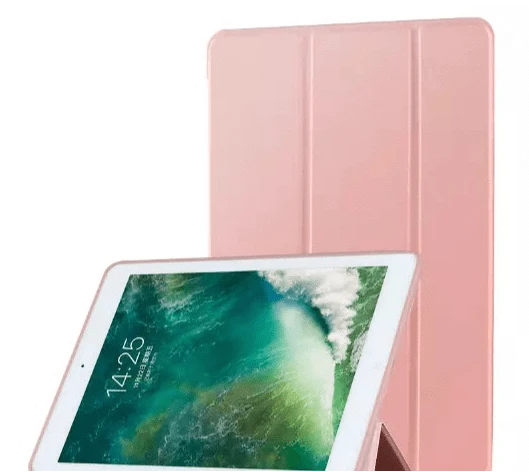Techieexpert Generic Accessories Shockproof Smart Cover TPU Case For iPad 7th Gen 10.2" - Rose Gold