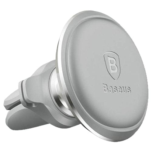 Baseus Original Accessories Silver Baseus Magnetic Air Vent Car Mount Holder with Cable Clip