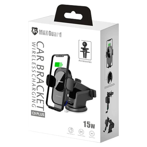 Maxguard Original Accessories Maxguard 15W Wireless Charger Car Bracket Holder C9 Plus