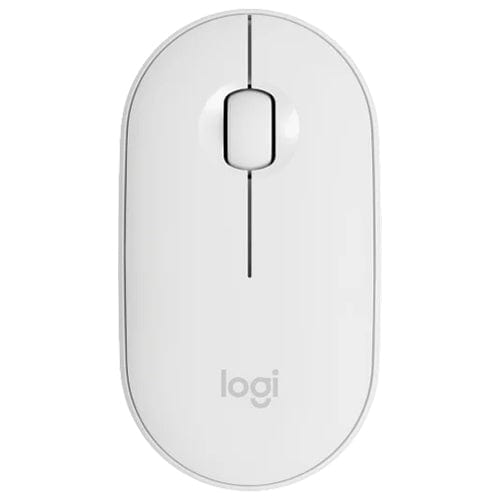 Logitech Gadgets White Logitech Pebble M350 Wireless and Bluetooth Mouse